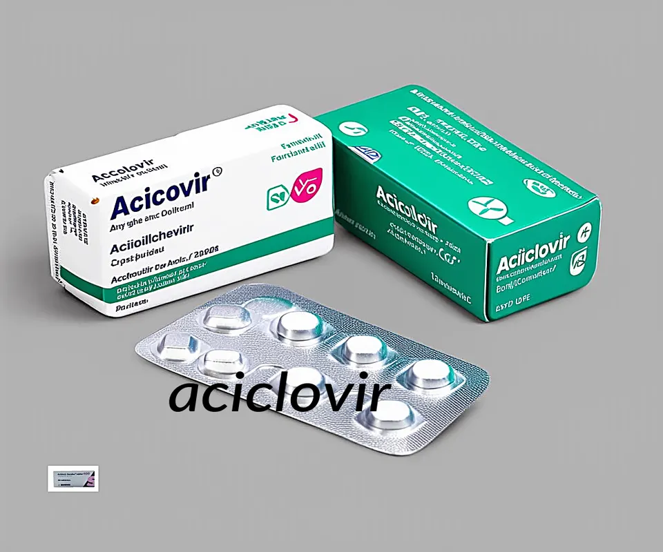 Aciclovir comprimidos receta